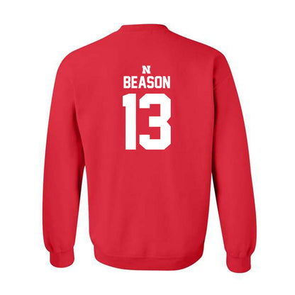 Nebraska - NCAA Women's Volleyball : Merritt Beason - Red Classic Shersey Sweatshirt