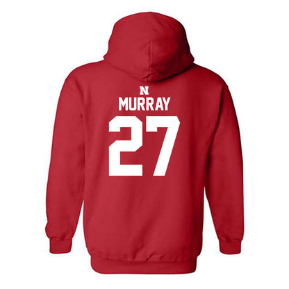 Nebraska - NCAA Women's Volleyball : Harper Murray - Red Classic Shersey Hooded Sweatshirt
