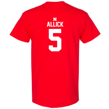 Nebraska - NCAA Women's Volleyball : Rebekah Allick - Red Classic Shersey Short Sleeve T-Shirt