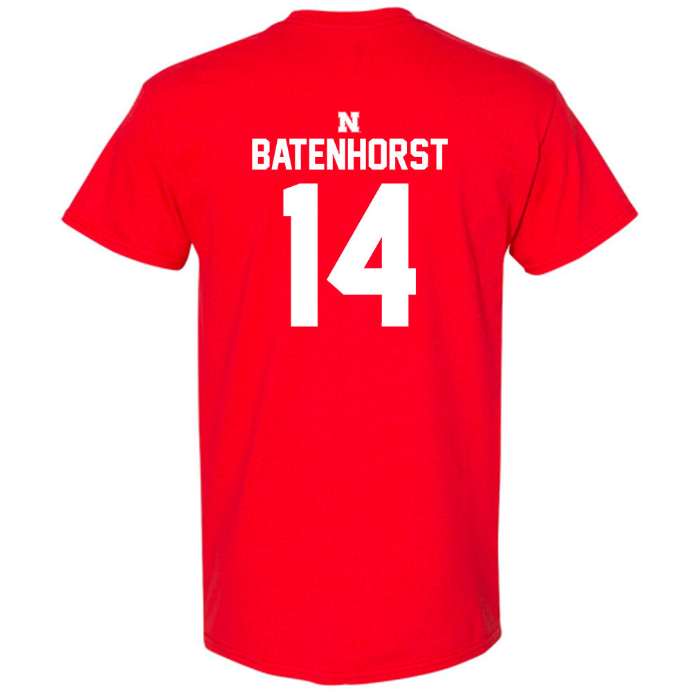 Nebraska - NCAA Women's Volleyball : Allysa Batenhorst - Red Classic Shersey Short Sleeve T-Shirt