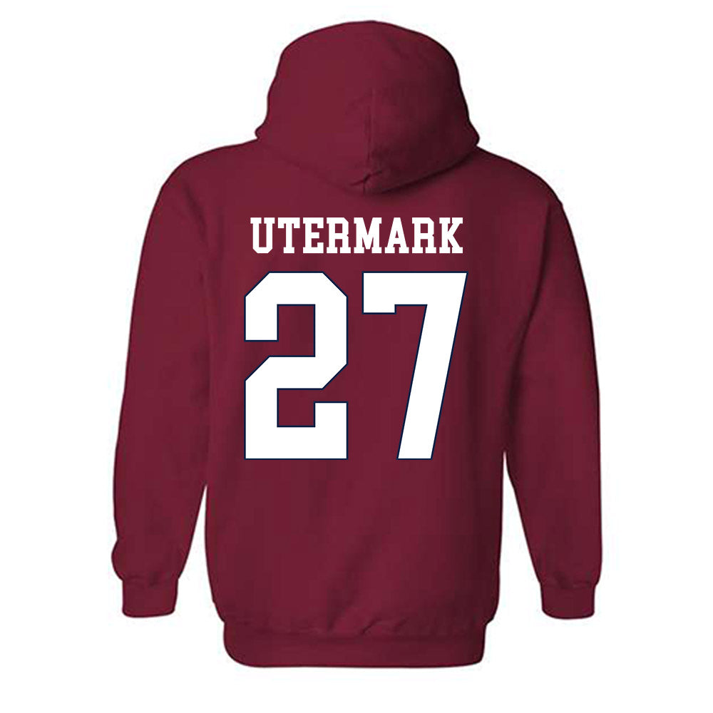 Ole Miss - NCAA Baseball : Judd Utermark - Hooded Sweatshirt Classic Shersey