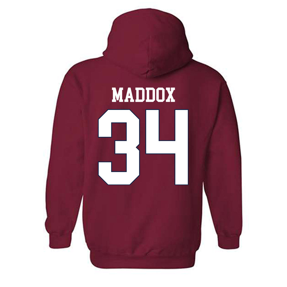 Ole Miss - NCAA Baseball : Riley Maddox - Hooded Sweatshirt Classic Shersey