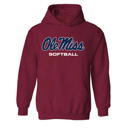 Ole Miss - NCAA Softball : Grace Thompson - Hooded Sweatshirt Classic Shersey