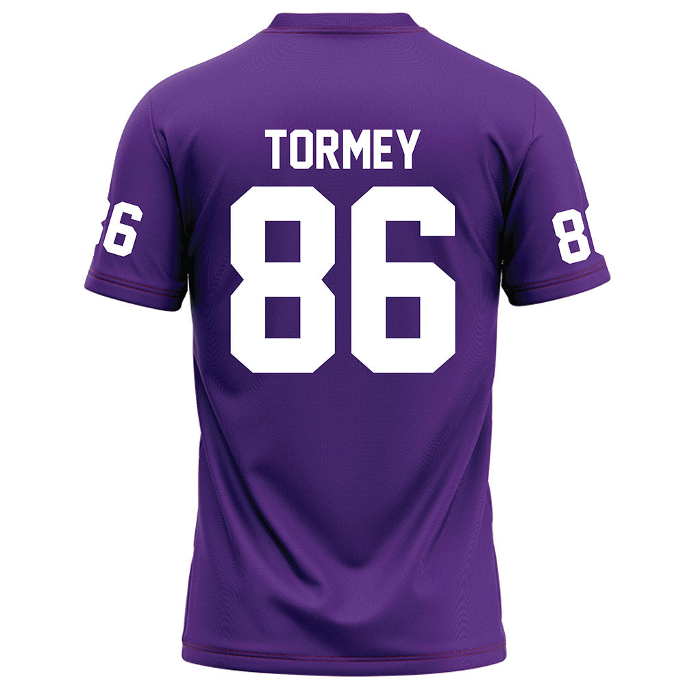 Furman - NCAA Football : Brennan Tormey - Purple Jersey