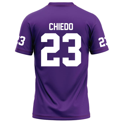 Furman - NCAA Football : Dylan Chiedo - Purple Jersey