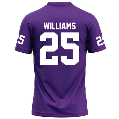 Furman - NCAA Football : Caleb Williams - Purple Jersey