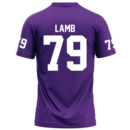 Furman - NCAA Football : Ryan Lamb - Purple Jersey
