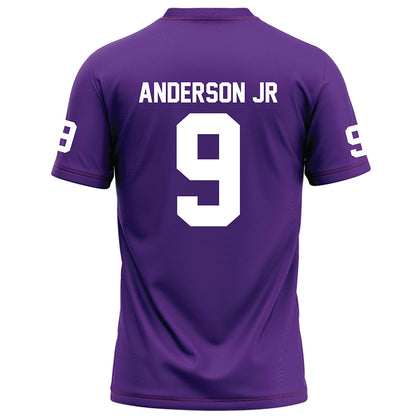 Furman - NCAA Football : Wayne Anderson Jr - Purple Jersey
