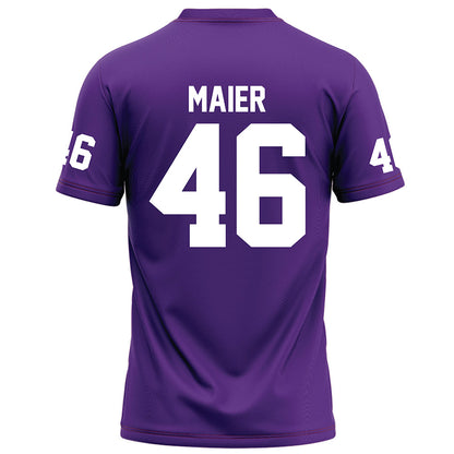 Furman - NCAA Football : Alex Maier - Purple Jersey
