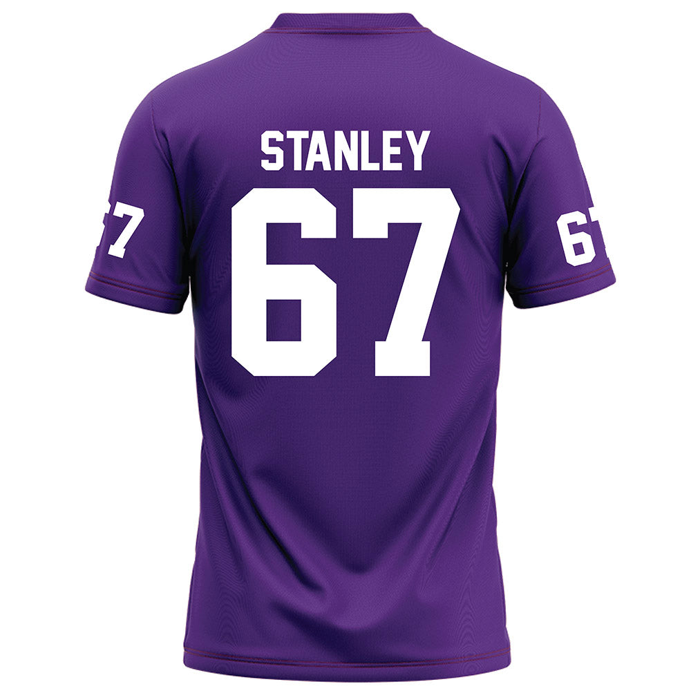 Furman - NCAA Football : Evan Stanley - Purple Jersey