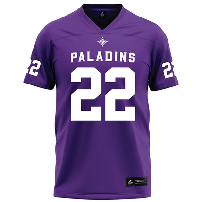 Furman - NCAA Football : Ben Croasdale - Purple Jersey