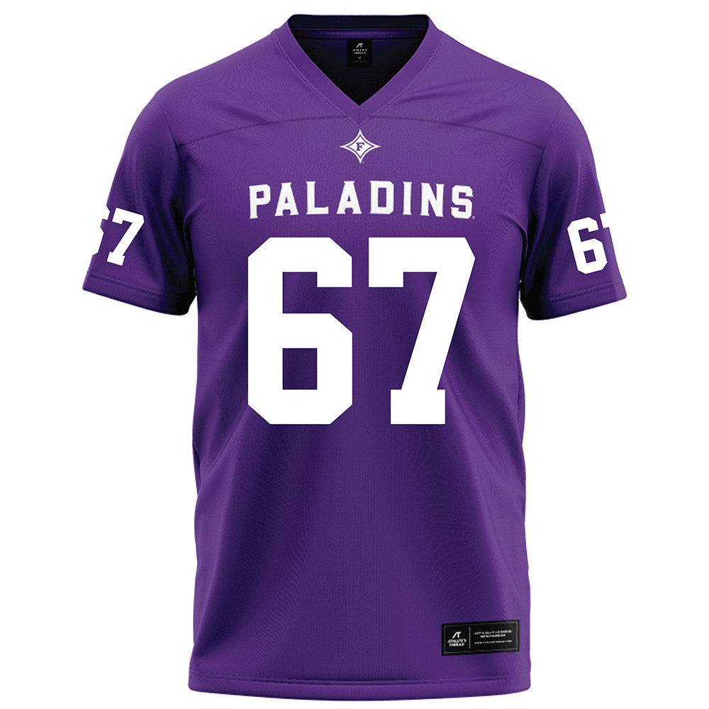 Furman - NCAA Football : Evan Stanley - Purple Jersey