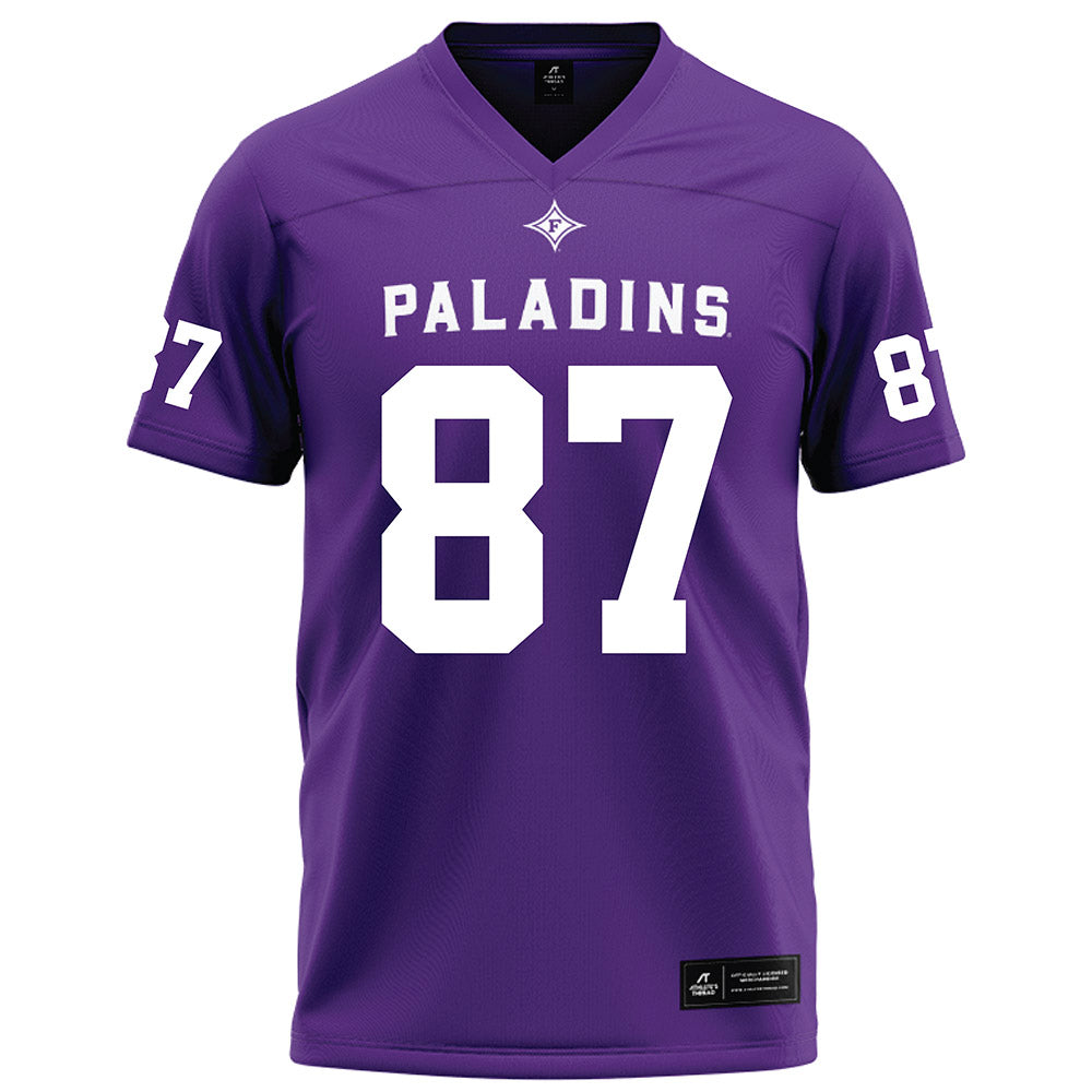 Furman - NCAA Football : John Holbrook - Purple Jersey