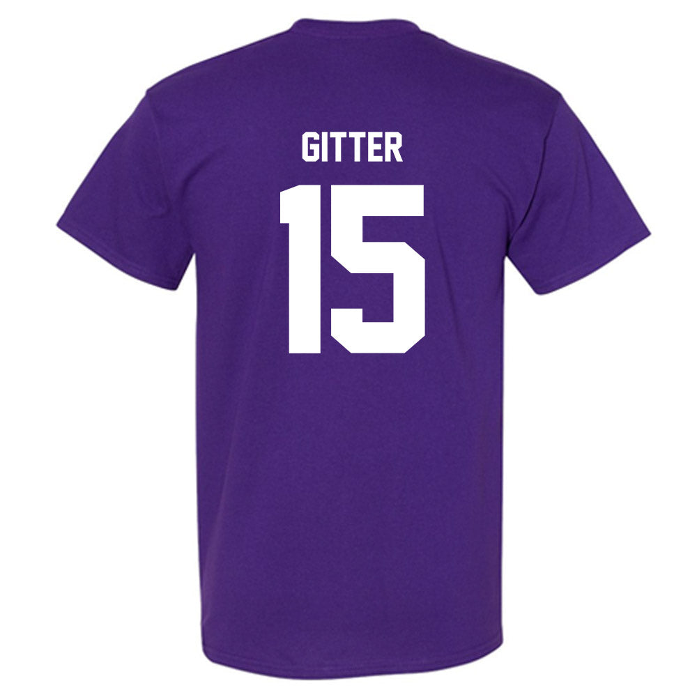 Furman - NCAA Football : Gray Gitter - T-Shirt Replica Shersey