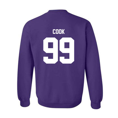 Furman - NCAA Football : Sirod Cook - Crewneck Sweatshirt Replica Shersey