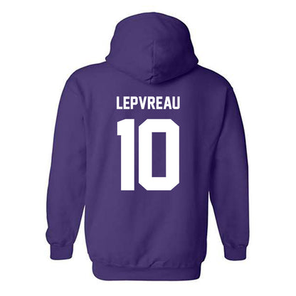 Furman - NCAA Football : Axel Lepvreau - Hooded Sweatshirt Replica Shersey