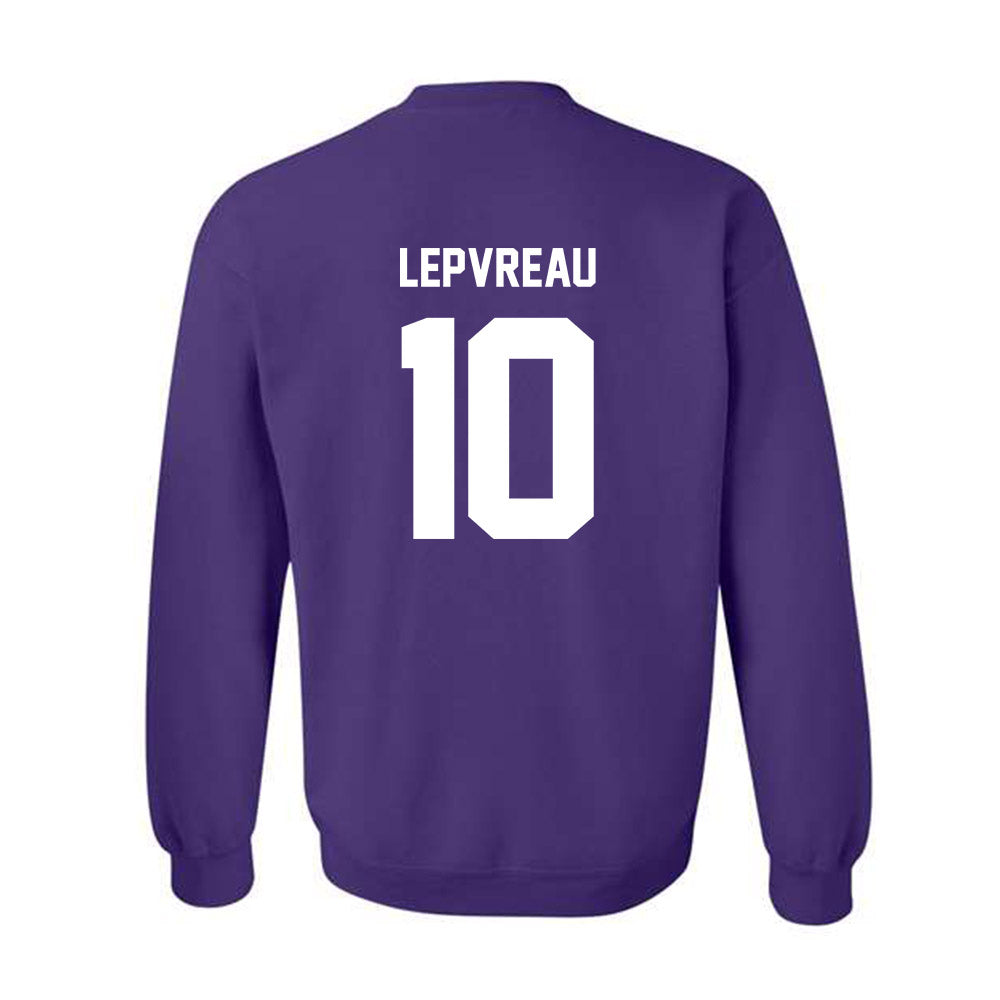 Furman - NCAA Football : Axel Lepvreau - Crewneck Sweatshirt Replica Shersey