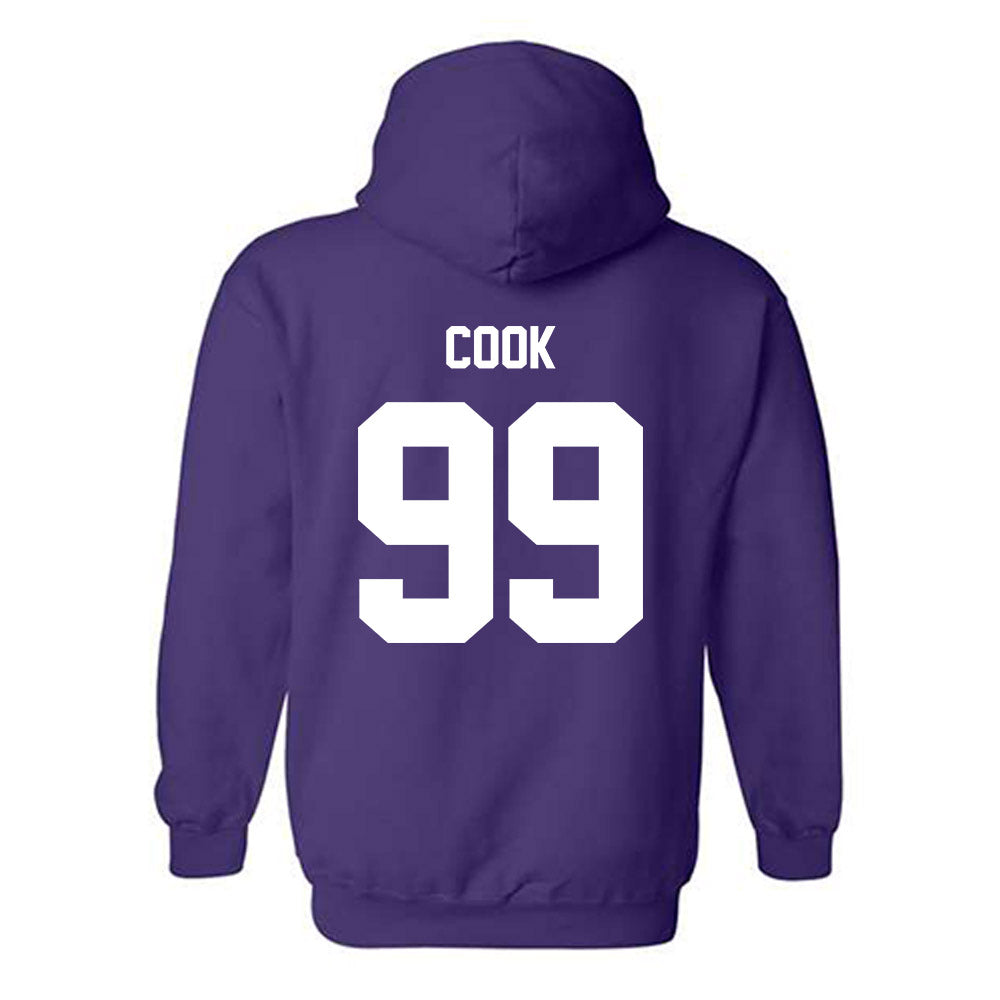 Furman - NCAA Football : Sirod Cook - Hooded Sweatshirt Replica Shersey