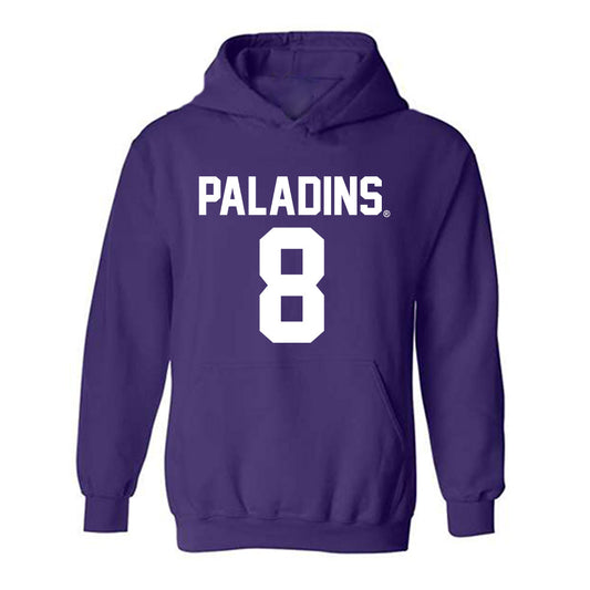 Furman - NCAA Football : Trey Hedden - Hooded Sweatshirt Replica Shersey