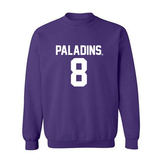 Furman - NCAA Football : Trey Hedden - Crewneck Sweatshirt Replica Shersey