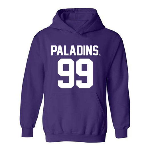 Furman - NCAA Football : Sirod Cook - Hooded Sweatshirt Replica Shersey