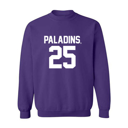 Furman - NCAA Football : Caleb Williams - Purple Replica Sweatshirt