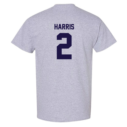 Furman - NCAA Football : Josh Harris - Grey Classic Shersey Short Sleeve T-Shirt