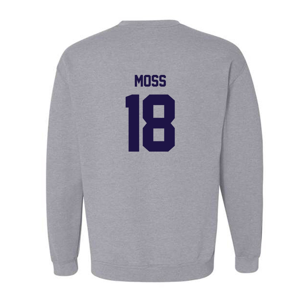 Furman - NCAA Football : Miles Moss - Grey Classic Shersey Sweatshirt