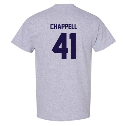 Furman - NCAA Football : Brock Chappell - Grey Classic Shersey Short Sleeve T-Shirt