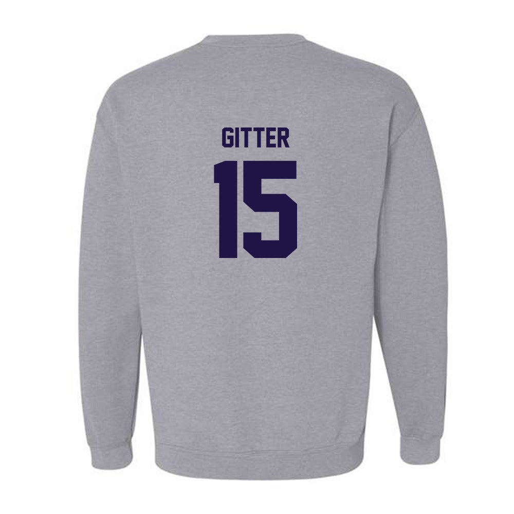 Furman - NCAA Football : Gray Gitter - Crewneck Sweatshirt Classic Shersey