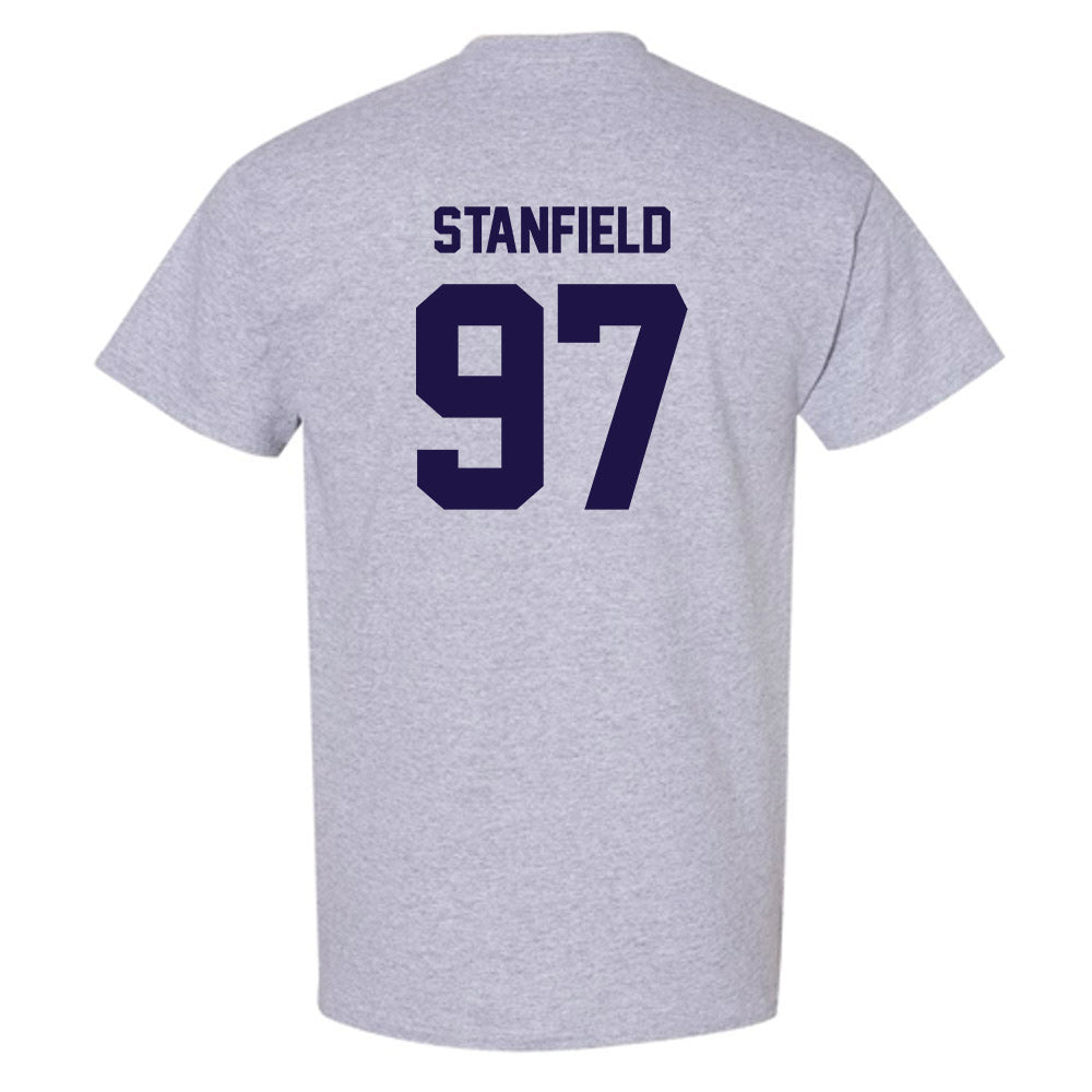 Furman - NCAA Football : Bryce Stanfield - Grey Classic Shersey Short Sleeve T-Shirt