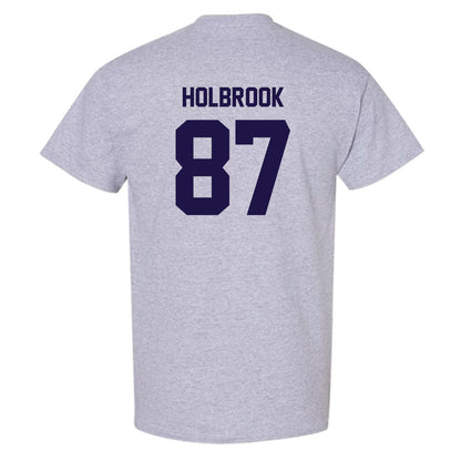 Furman - NCAA Football : John Holbrook - Grey Classic Short Sleeve T-Shirt