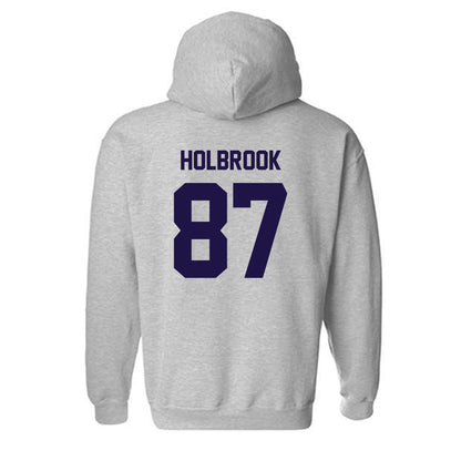 Furman - NCAA Football : John Holbrook - Grey Classic Hooded Sweatshirt