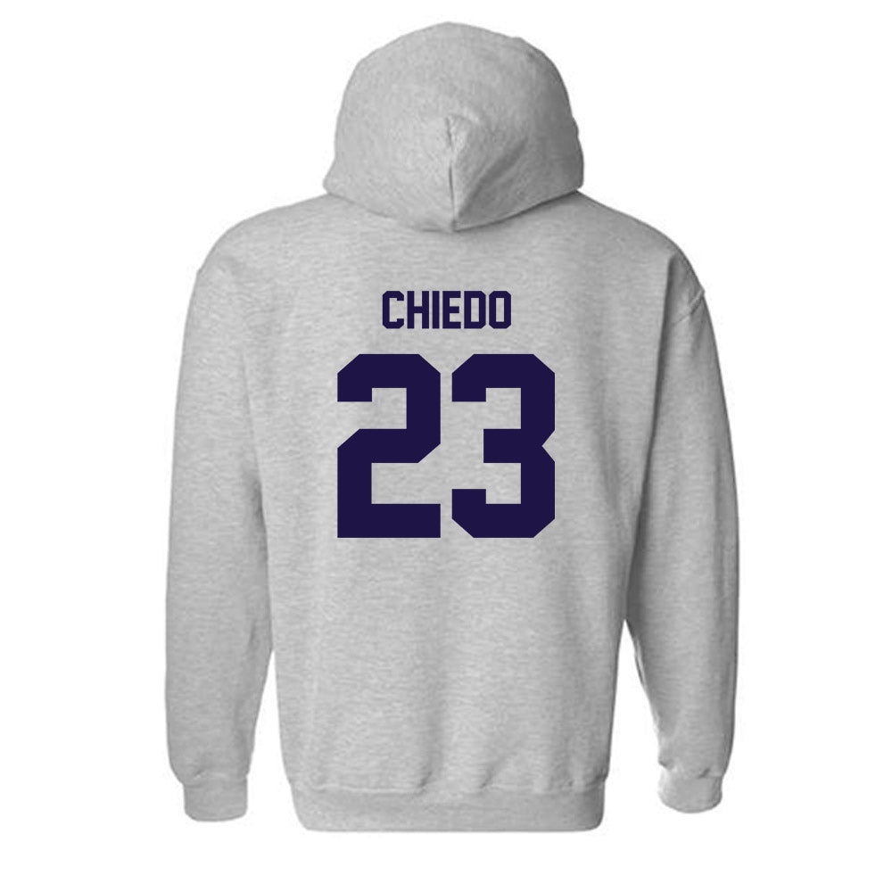 Furman - NCAA Football : Dylan Chiedo - Sport Grey Classic Hooded Sweatshirt