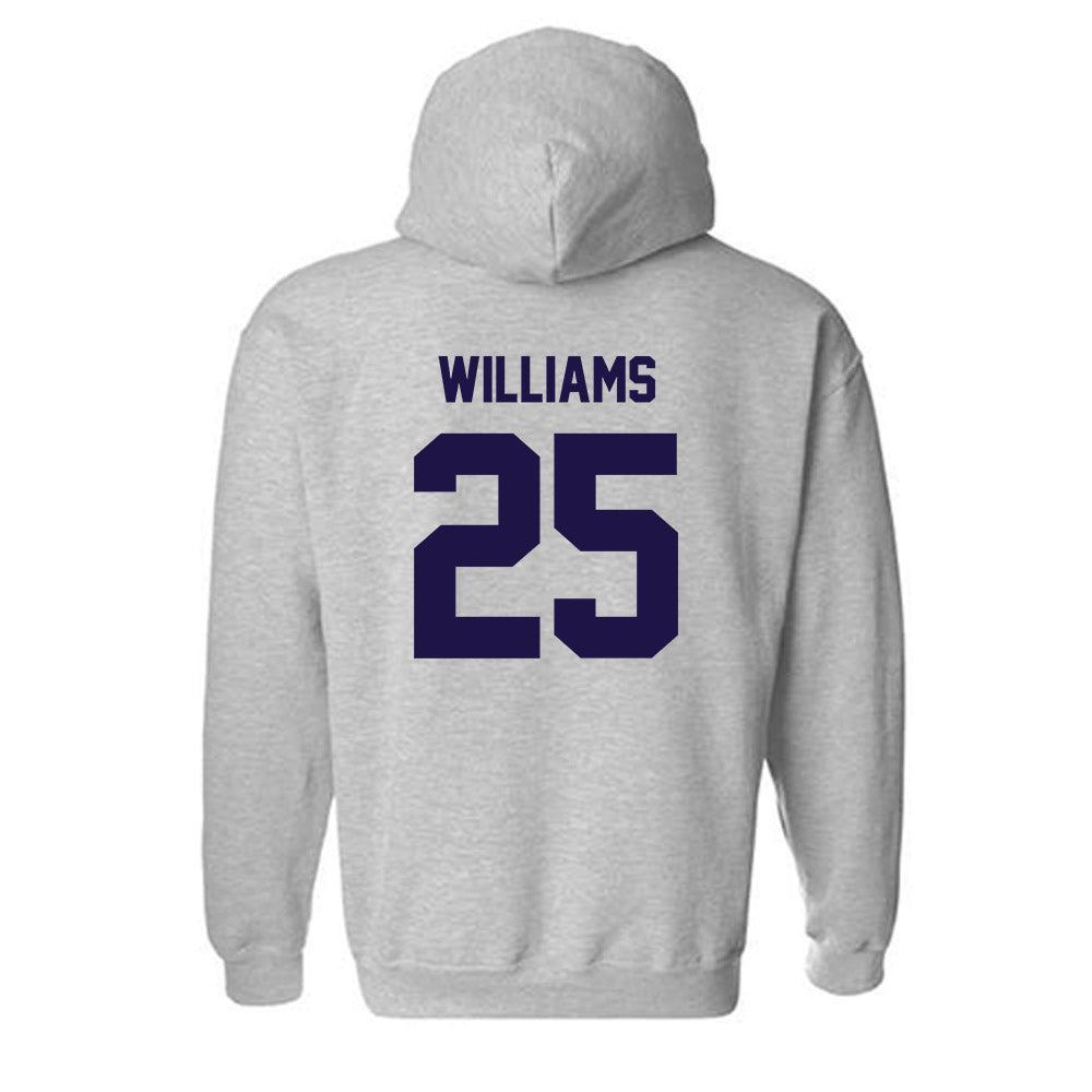 Furman - NCAA Football : Caleb Williams - Grey Classic Hooded Sweatshirt