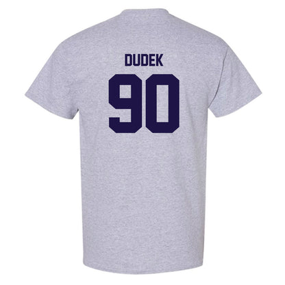 Furman - NCAA Football : Malakai Dudek - Sport Grey Classic Short Sleeve T-Shirt