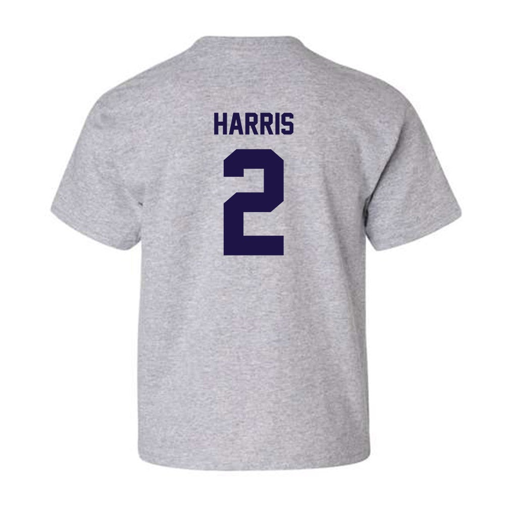 Furman - NCAA Football : Josh Harris - Grey Classic Shersey Youth T-Shirt