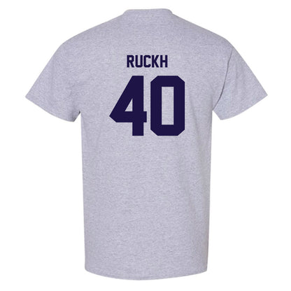 Furman - NCAA Football : Aiden Ruckh - Grey Classic Short Sleeve T-Shirt