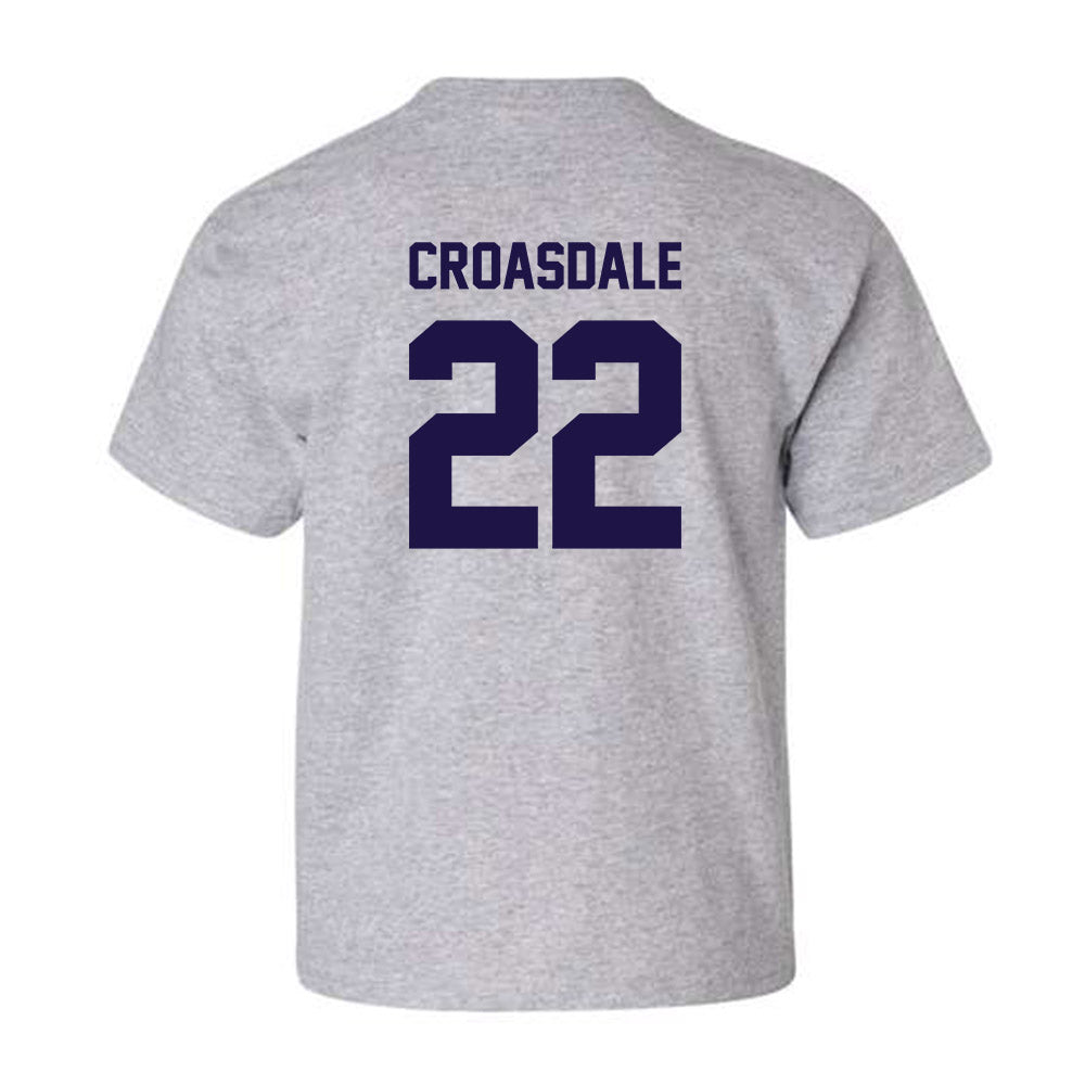 Furman - NCAA Football : Ben Croasdale - Grey Classic Youth T-Shirt