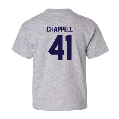 Furman - NCAA Football : Brock Chappell - Grey Classic Shersey Youth T-Shirt