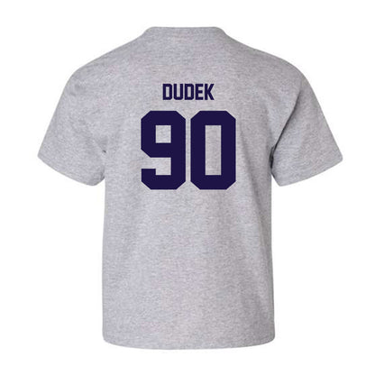 Furman - NCAA Football : Malakai Dudek - Sport Grey Classic Youth T-Shirt