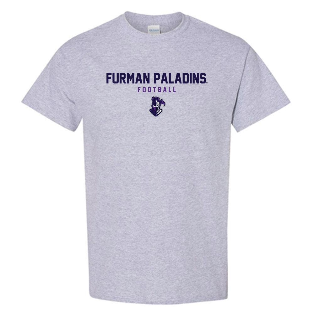 Furman - NCAA Football : Evan Stanley - Grey Classic Shersey Short Sleeve T-Shirt