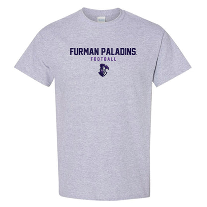 Furman - NCAA Football : Miles Moss - Grey Classic Shersey Short Sleeve T-Shirt