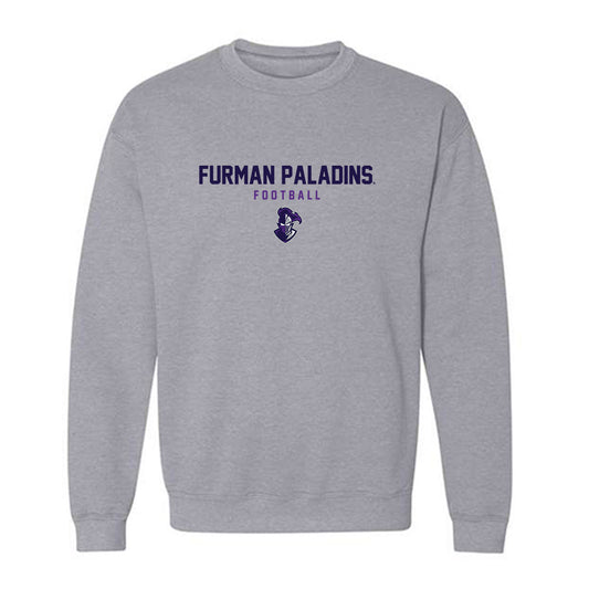 Furman - NCAA Football : Riley Clark - Sport Grey Classic Sweatshirt