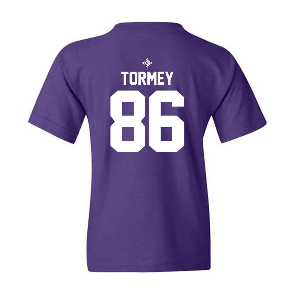Furman - NCAA Football : Brennan Tormey - Purple Fashion Youth T-Shirt