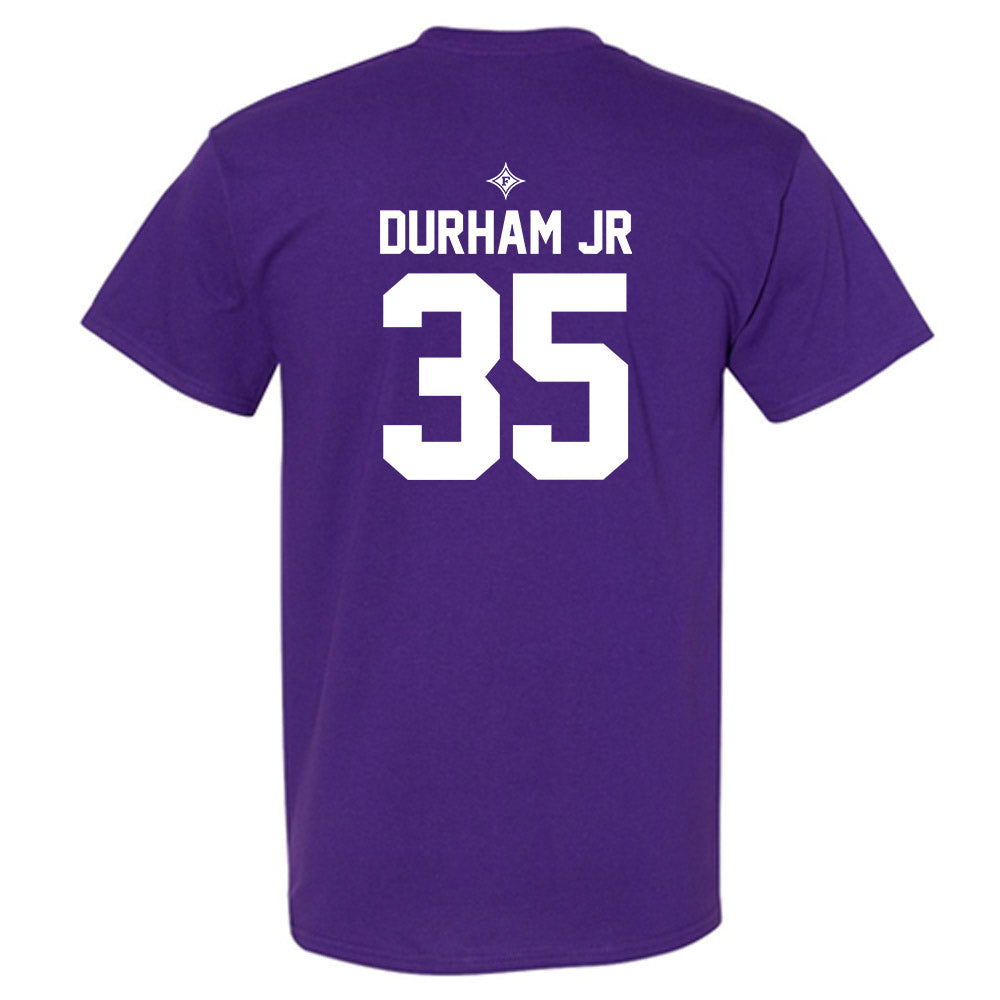 Furman - NCAA Football : Douglas Durham Jr - Purple Fashion Short Sleeve T-Shirt