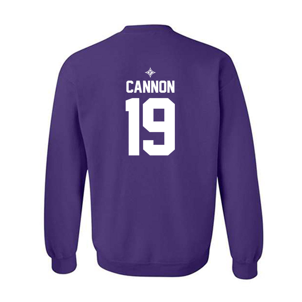 Furman - NCAA Football : Nicholas Cannon - Purple Fashion Sweatshirt