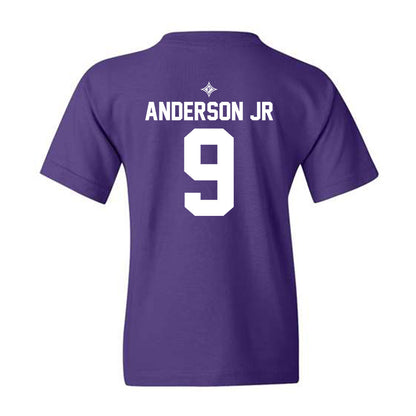 Furman - NCAA Football : Wayne Anderson Jr - Purple Fashion Youth T-Shirt