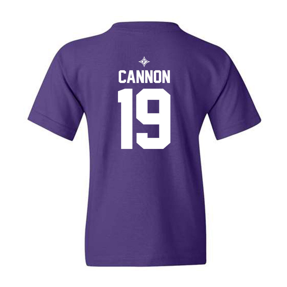 Furman - NCAA Football : Nicholas Cannon - Purple Fashion Youth T-Shirt