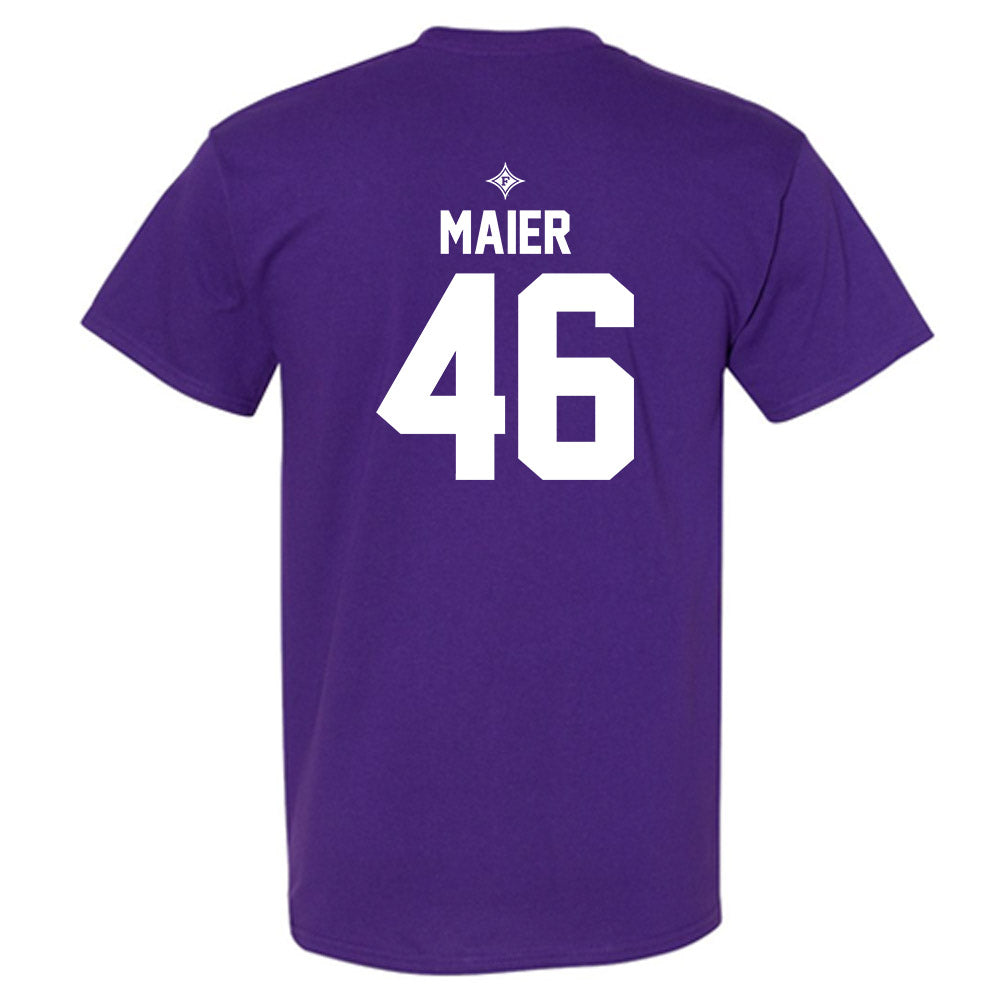 Furman - NCAA Football : Alex Maier - Purple Fashion Short Sleeve T-Shirt